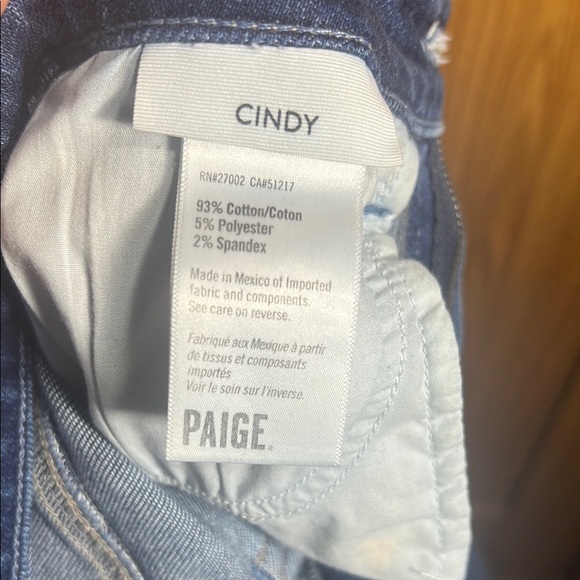 PAIGE Blue Skinny Jeans Sleek Fit - Picture 7 of 9